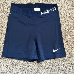 Nike Navy Blue Athletic Shorts
